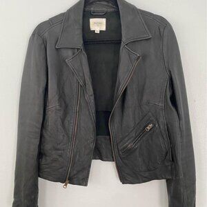 Billy Reid Leather Moto Jacket